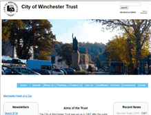Tablet Screenshot of cityofwinchestertrust.co.uk